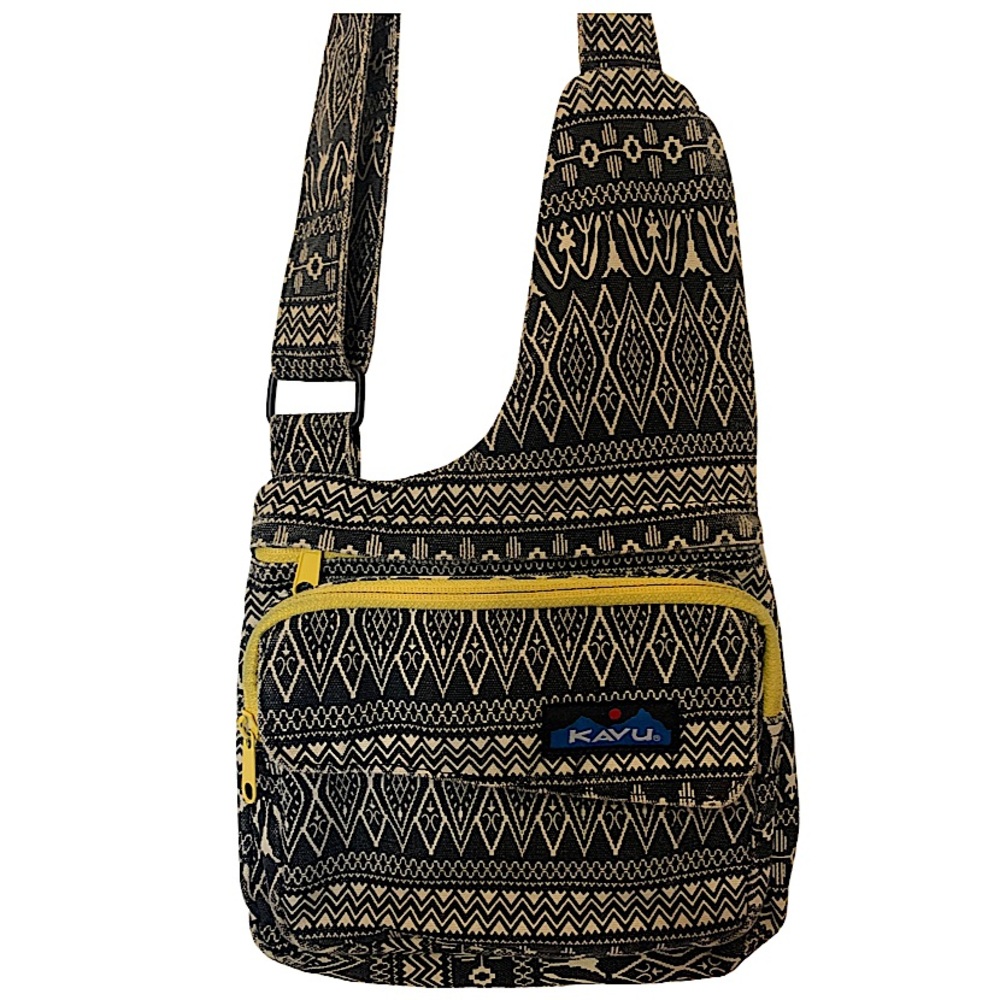 Kavu | Multi Pocket Aztec Print Crossbody